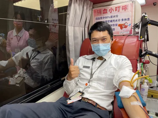 挽袖捐血送造型抱枕 高鐵新竹站捐血活動本周五登場