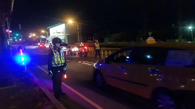台中市警方11月7日起連續兩天大執法取締酒駕。中市警局交通大隊提供