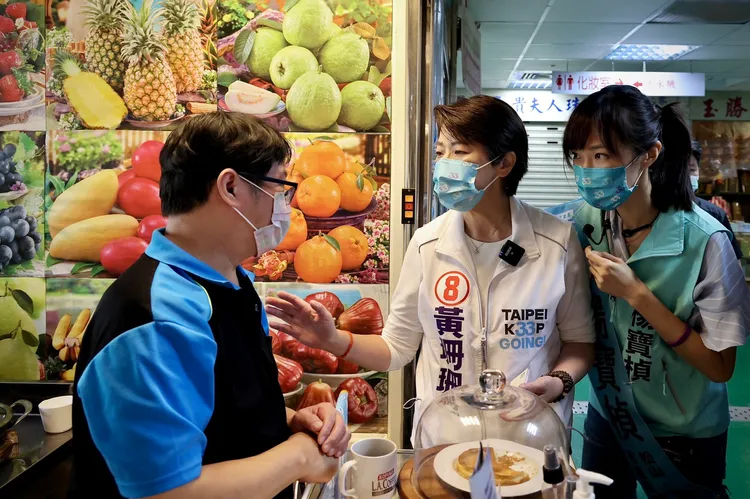黃珊珊認為選民是要找有即戰力的候選人。林林攝