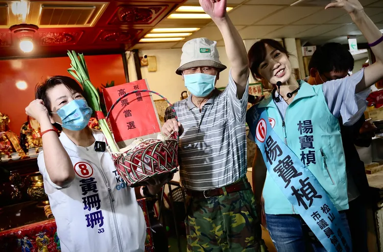 黃珊珊希望大家都出來投票。林林攝