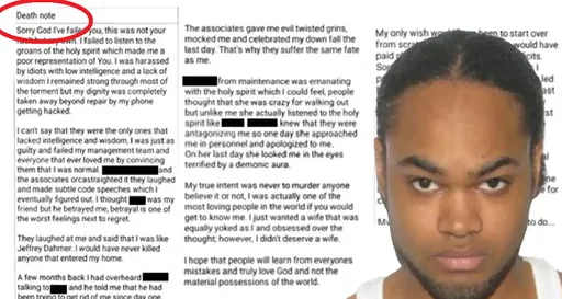 仇恨值超高！主管槍殺6員工「死亡筆記」曝光　「想要老婆、部屬背叛我」