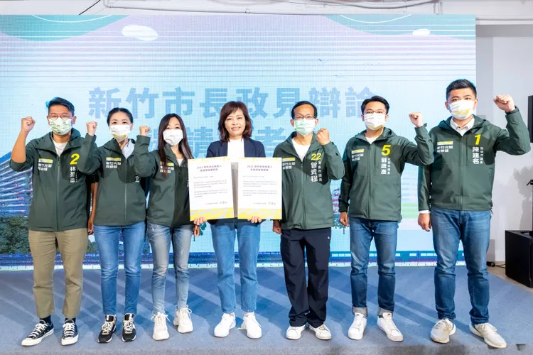 沈慧虹今天（10日）也正式發出邀請，盼林、高就市政辯論來一場君子之爭，期待2人正面回應。沈慧虹競辦提供