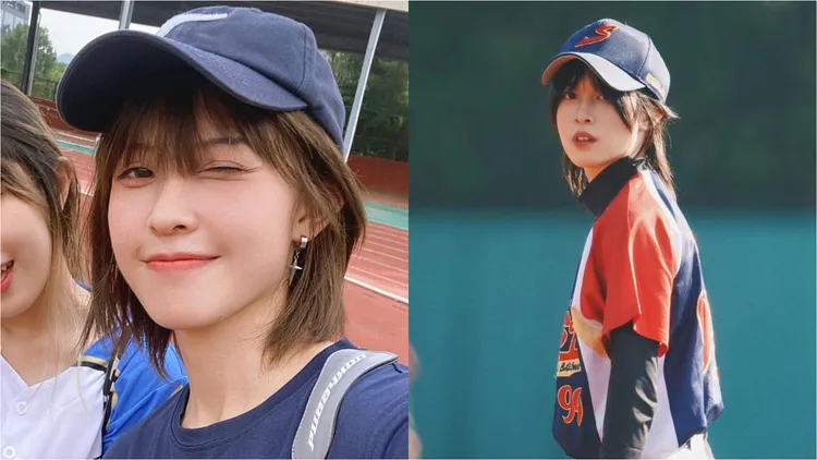 棒球美少女樓樓。樓樓提供、取自樓樓IG ＠coololo212