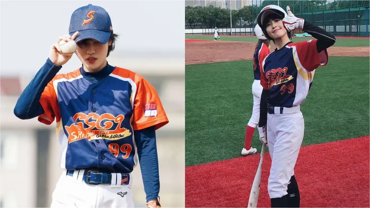 棒球美少女樓樓。樓樓提供、取自樓樓IG ＠coololo212