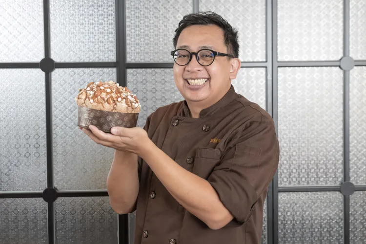 烘焙名師黑皮喬擅長製作潘娜多妮，曾創下開賣2小時，限量的200顆即售罄之紀錄。業者提供