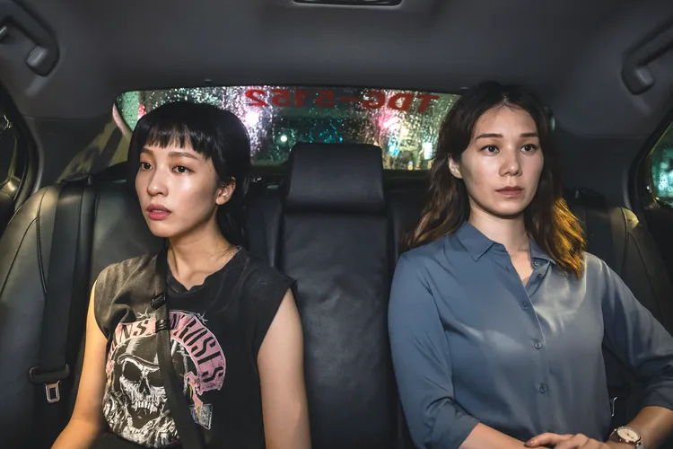 吳夢夢最喜歡《小藍》電影中媽媽許乃涵（右）與女兒王渝萱（左）的互動。奇葩娛樂提供