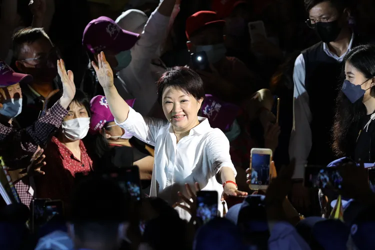 盧秀燕說，執政不會分黨派，會好好建設服務人民。陳明中攝