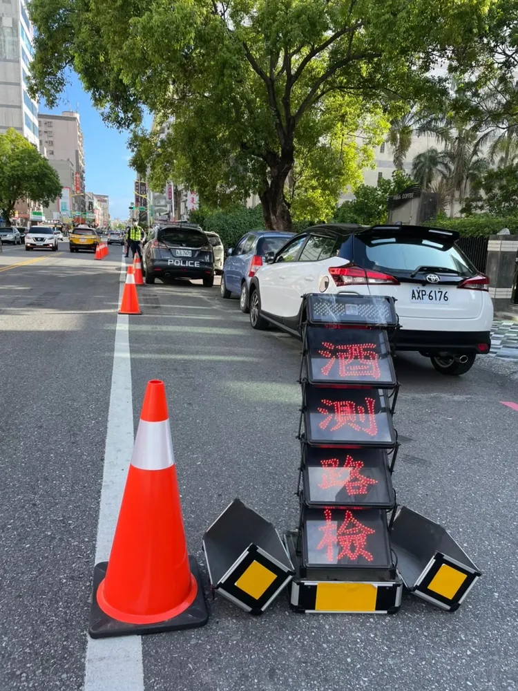 花蓮警方表示取締酒駕不分日夜。縣警局提供