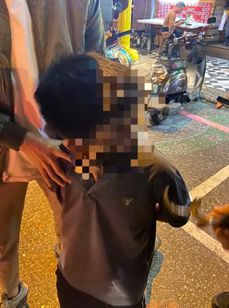 兇手李盈達被捕畫面。翻攝畫面