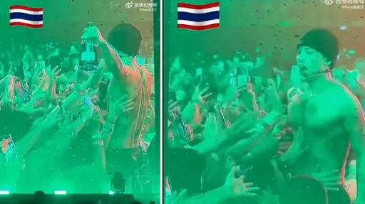 王嘉爾裸身衝下舞台任無數女粉上手摸 網友虧「牛郎都沒他那麼會」