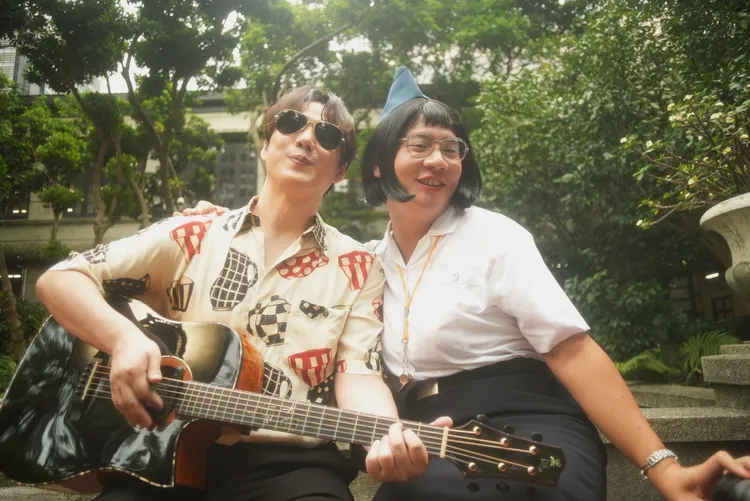 蕭煌奇（左）想找阿翰當演唱會嘉賓。好莉嗨提供