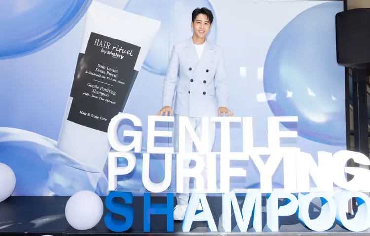 胡宇威髮量豐沛。Sisley提供