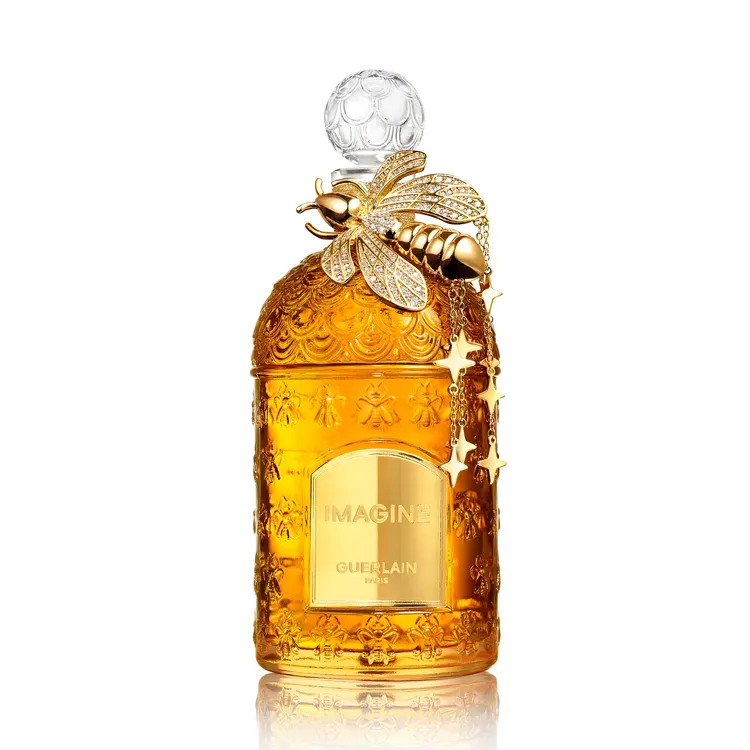 嬌蘭冬晨之境淡香精精鐫鎏金蜂印瓶，125ml＋20ml／2萬4500元。品牌提供