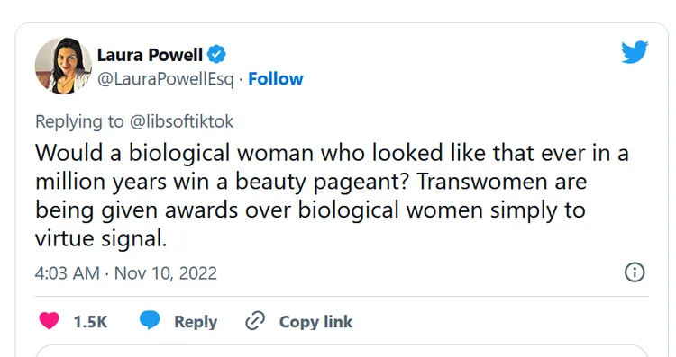 網友在推特批評不公平。