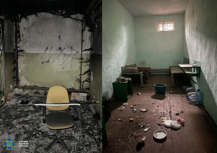 烏克蘭陸續公布酷刑室的種種。翻攝推特@Mickenvald