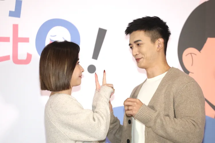 許維恩（左）讚王家梁硬度是「小黃瓜」。陳明中攝