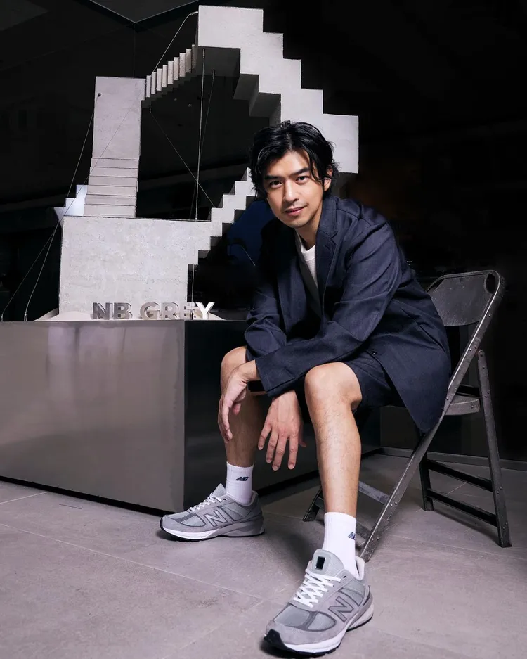 陳柏霖是New Balance品牌的鐵粉，尤其鍾愛990系列鞋款。翻攝chenbolin IG