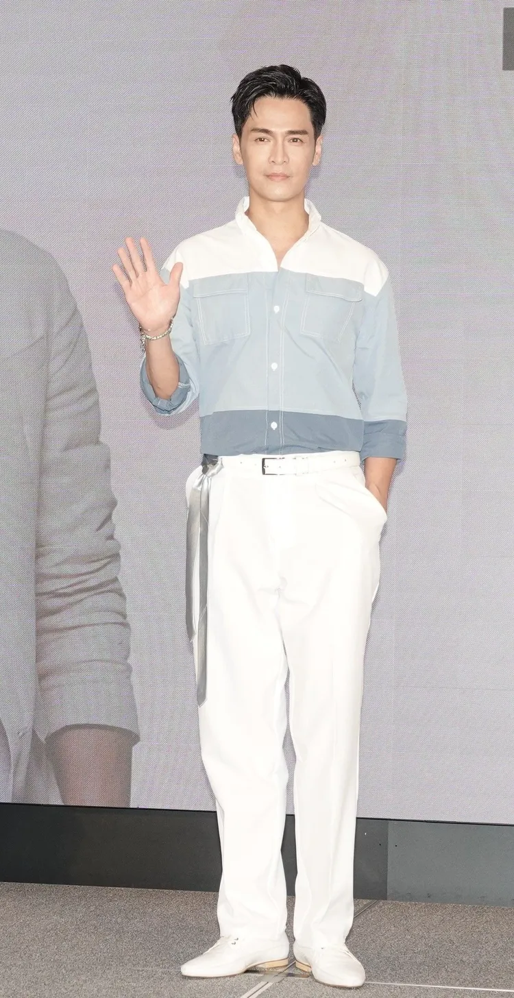 Gino趁今天一一面對風波傳言。陳德興攝