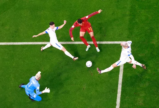 世足西班牙對哥斯大黎加 西班牙1080萬人緊盯螢光幕看球賽