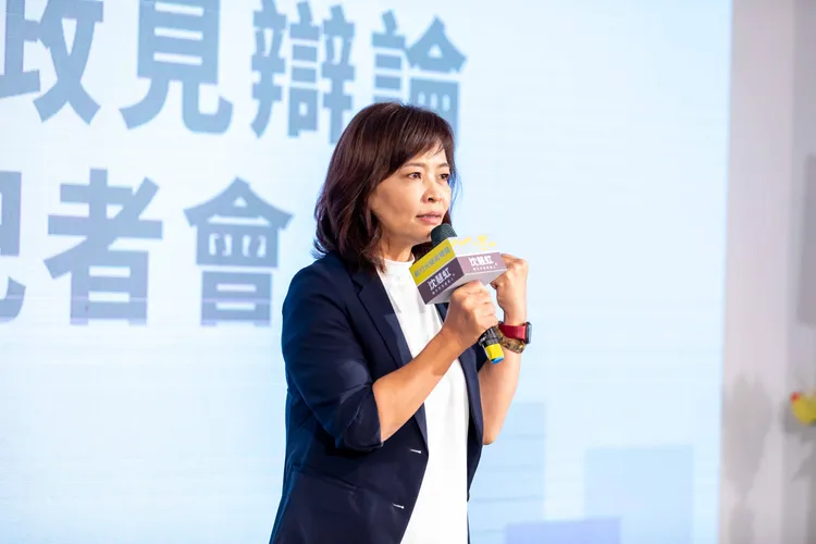 沈慧虹表示，市政辯論是民主選舉中常見的方式之一，也是社會進步的力量，更是讓新竹市民了解候選人政見願景的最好機會。沈慧虹競辦提供