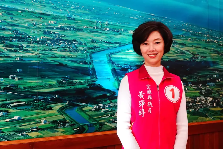從魚丸公主選上議員，剛踏入政壇不久的她，這次要尋求連任，繼續替鄉親服務。黃琤婷。林泊志攝