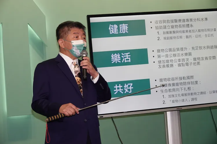 陳時中提出超過200項政見。資料照，陳德興攝