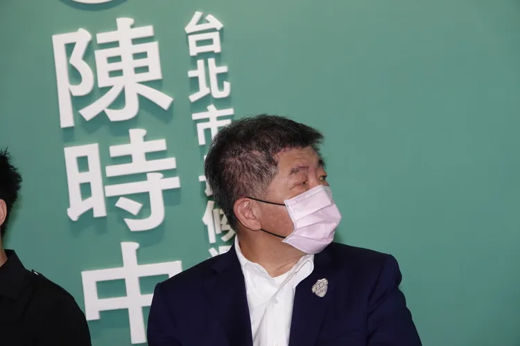 陳時中上午回應徐巧芯爆料。陳德興攝