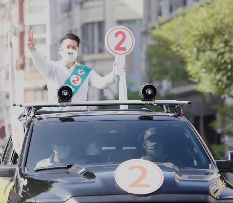 議員候選人李柏毅。市黨部提供