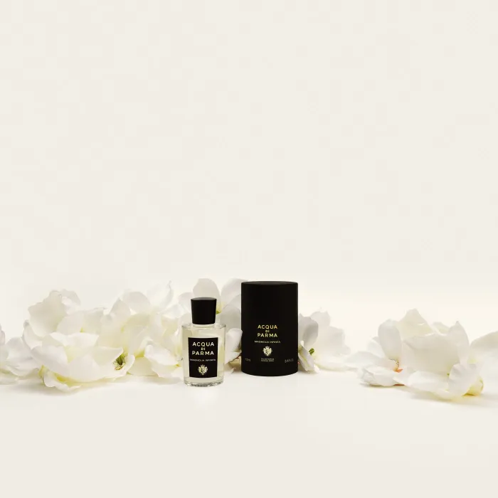 帕爾瑪之水格調系列無限木蘭淡香精，20ml／3700元、100ml／8400元、180ml／1萬500元。品牌提供