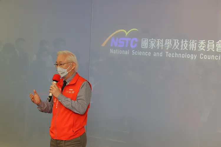 國科會吳政忠主委致詞。新竹市府提供
