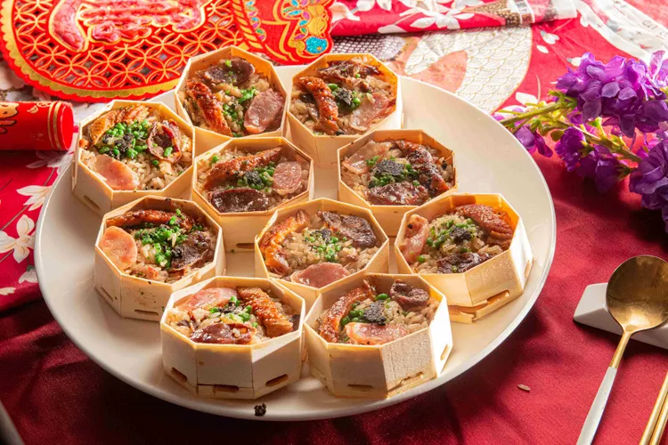 松露鰻魚珍珠糕Q彈米糕再加上臘腸及鰻魚兩種年菜經典食材，在家就能享用頂級饗宴。業者提供