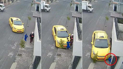 計程車突加速「直衝輾撞4歲童」　驚悚影片曝光