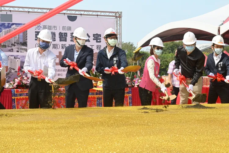 陳其邁強調，高雄市社會住宅興建選址會選最好的地點。市府提供