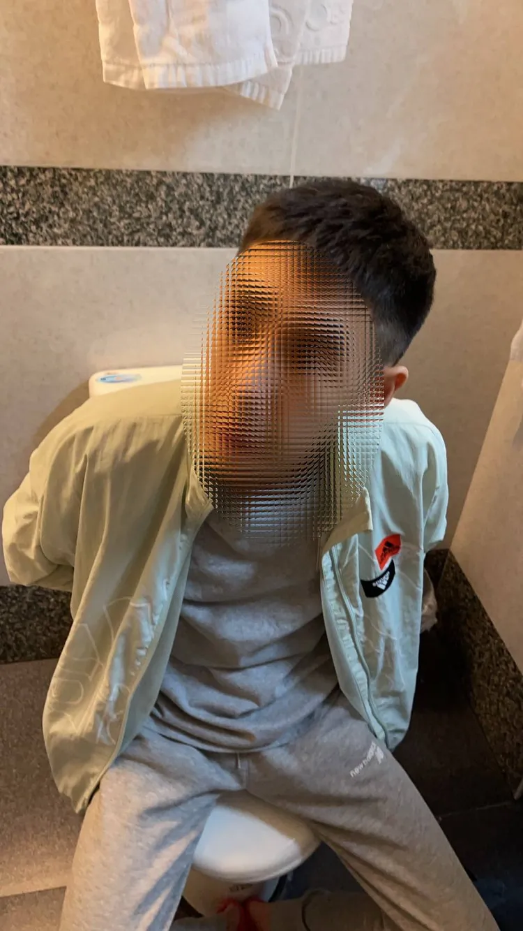 棄屍共犯邱男遭警方逮捕。翻攝畫面