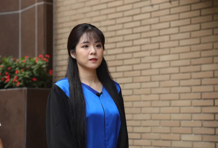 美女法官歐陽儀。陳明中攝