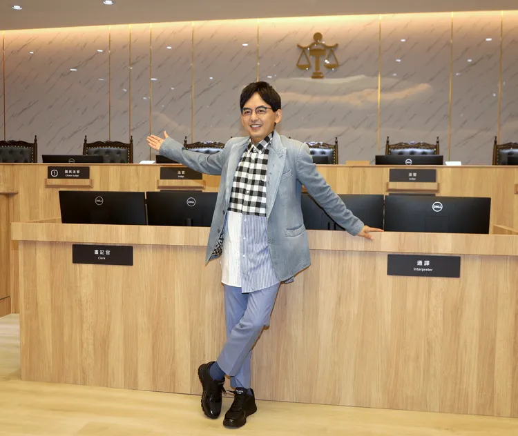 黃子佼說，還是當爸爸比較簡單。陳明中攝