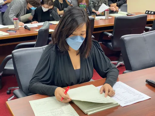 吳欣盈立院報到！首日勁裝秀事業線最吸睛　10分鐘快閃衛環委員會