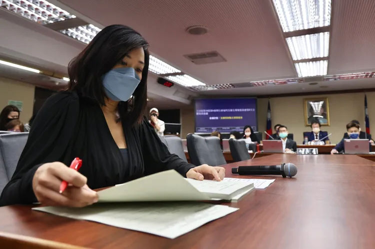 吳欣盈出席衛環委員會。林林攝