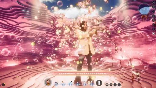 徐佳瑩首度元宇宙開唱 化身金色長頸鹿跟粉絲互動