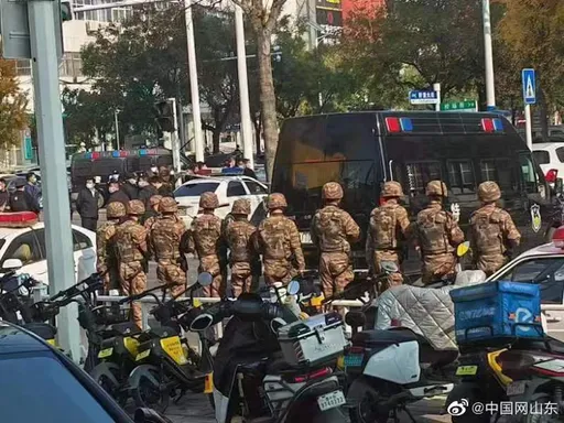 中国山东惊传银行抢劫!劫匪呛警要和人质同归于尽 警告无效遭击毙