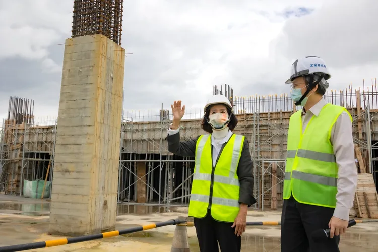 縣長林姿妙視察。‘縣府提供
