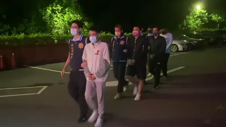 4名參與棄屍的嫌犯。翻攝畫面