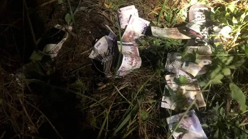 20歲男8萬現鈔沿途掉 眾警一路撿還逮賊!畫面曝光