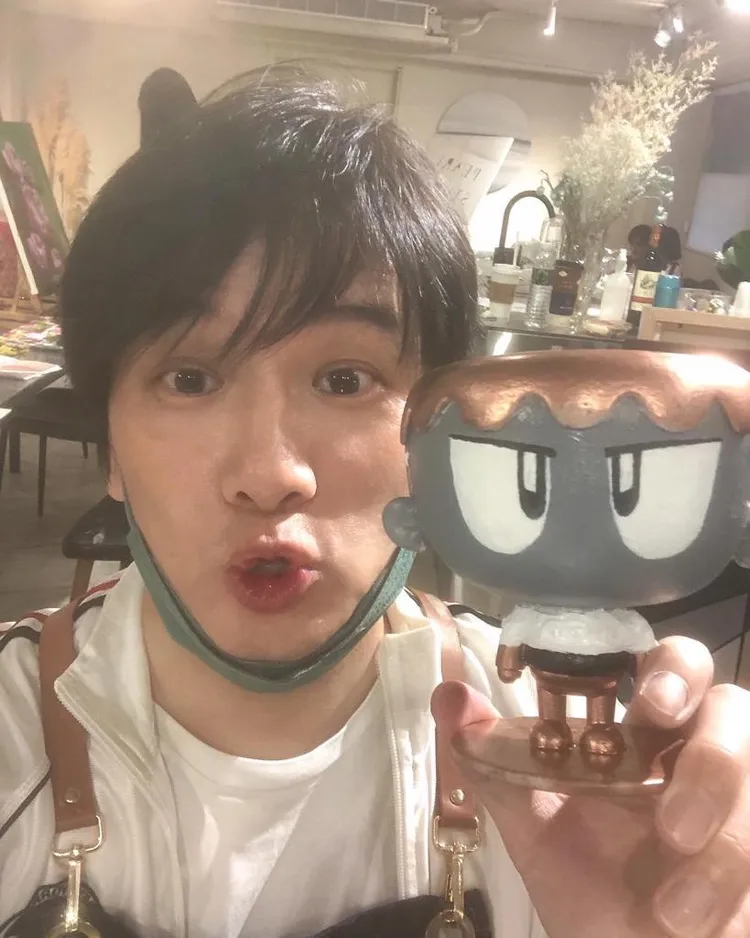 張洛君自己也貢獻作品。張洛君提供