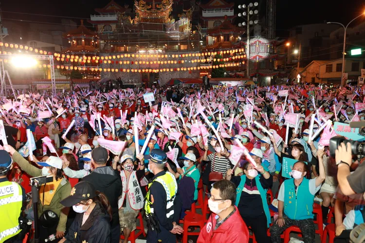 發生扒手犯案的造勢活動。盧秀燕競總提供