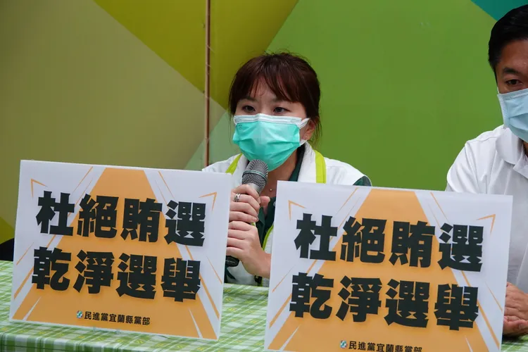 民進黨準縣議員林詩穎在頭城鎮拿下5025張的第一高票。資料照片