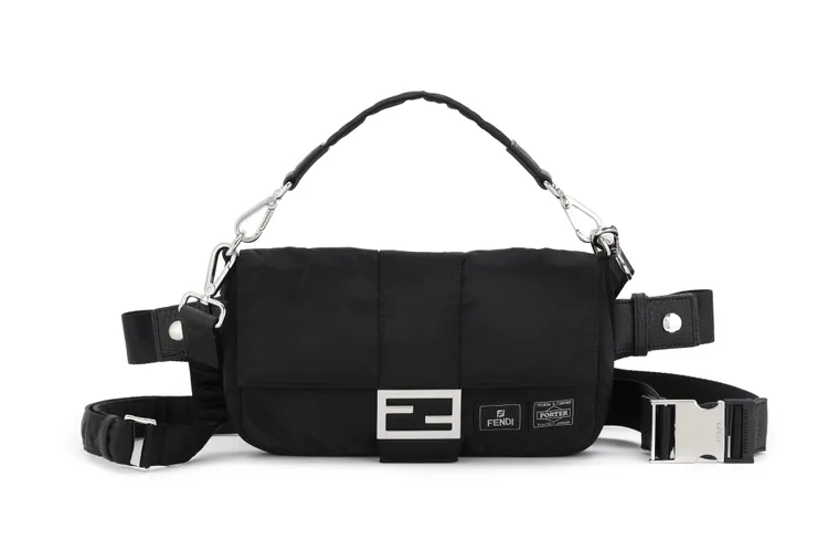 FENDI x PORTER聯名尼龍Baguette手袋，10萬2000元。品牌提供