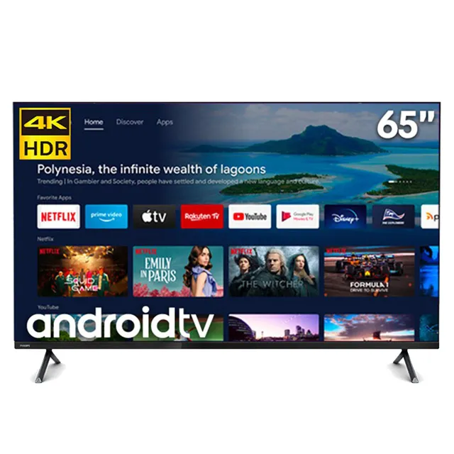 Philips 飛利浦65吋4K android聯網液晶顯示器，即日起至11/30特價19999元。業者提供