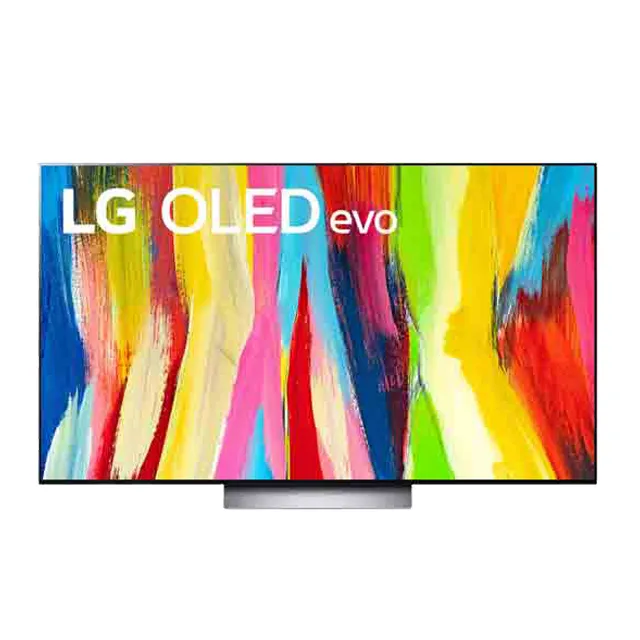 LG 55吋 OLED evo C2極致系列4K AI語音智慧聯網電視，即日起至11/30特價52900元。業者提供
