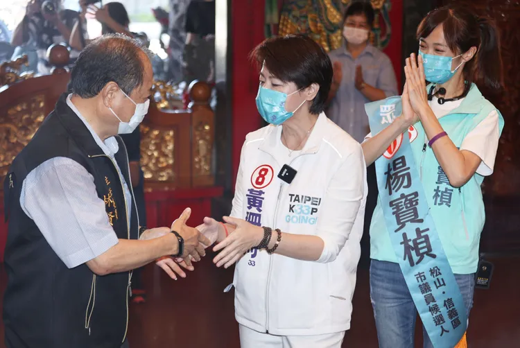黃珊珊認為自己有能力可以帶領台北。翁玉信攝